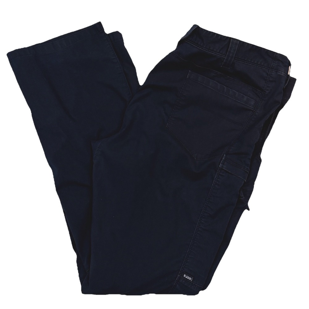 5.11 Tactical Pants Mens 44x36 Black Cargo Work Utility (Fits 42x36) 511 - Picture 3 of 13